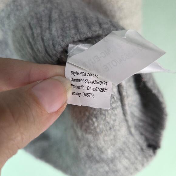 Maurices Womens Black Gray Fair Isle Mock Neck Sweater XLarge Cabin Winter Cozy - Picture 7 of 8